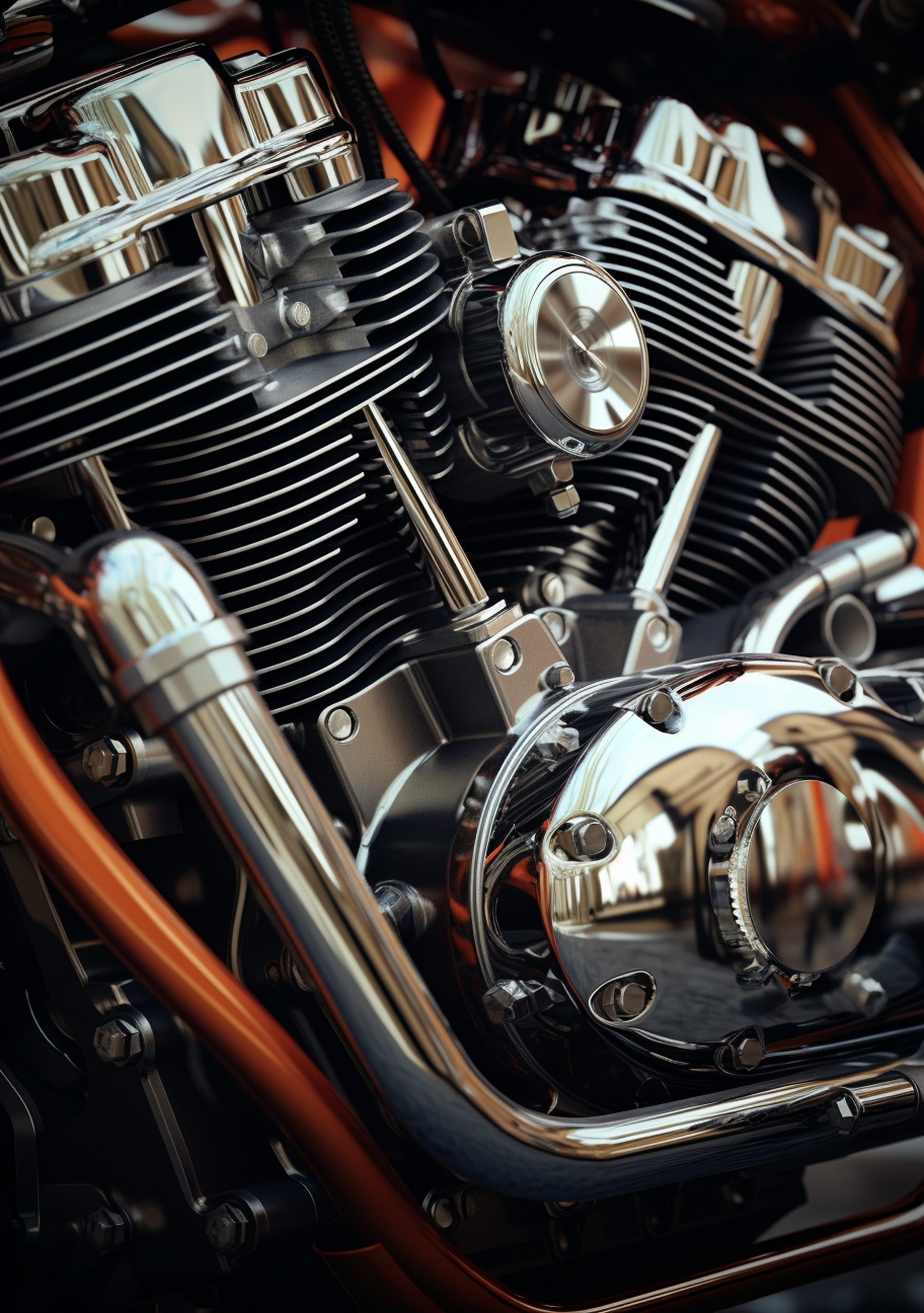 close up view motorcycle parts scaled